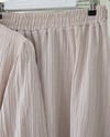 Eteği Fırfırlı Düğmeli Beli Bağcıklı Etekli Takım -Vizon-Takım-223-3058-R23