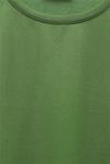 Eteği Kalp Detaylı Yırtmaçlı Salaş Penye Tunik -Haki-Tunik-253-13074-R05