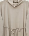 Eteği Lastikli Beli Bağcıklı Yarım Boğazlı Oysho Sweat -Açık Vizon-Sweatshirt-307-0026-R51