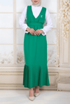 جيليه بحزام مع تنورة مطوية -Orman Yş.-Jile Elbise-111-61101-R71
