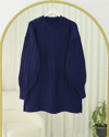 Fitilli Yırtmaçlı Yumoş Triko Tunik -Laci-Kazak-295-6026-R03