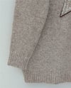 Fularlı Yumoş Triko Kazak    -Açık Vizon-Kazak-109-0944-R51