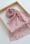 Geleneksel Floral Desenli Coton Şal -Pudra-Şal-201-10123-R06