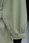 Gizli Düğmeli Kuşaklı Poplin Tunik -Çağla Y.-Tunik-223-3098-R70