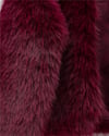 İçi Astarlı Kürklü Kaban -Bordo-Kaban-398-99005-R04