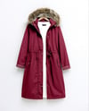 İçi Pelüş Çıkma Ķapşonlu Bondig Mont -Bordo-Mont-148-2161-R04