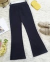 İspanyol Paça Bağcık Detaylı Kot Pantolon -Lacivert-Kot Pantolon-136-0839-R03
