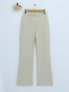 İspanyol Paça Pantolonlar-İthal Kumaş İspanyol Paça Pantolon -Bej-400-1154-R56