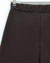 İthal Kumaş İspanyol Paça Pantolon -Kahve-İspanyol Paça Pantolonlar-400-1154-R15