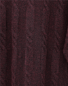Kabartma Desenli Yumoş Triko Kazak -Bordo-Kazak-109-0943-R04