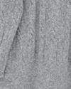 Kabartma Desenli Yumoş Triko Kazak -Gri-Kazak-109-0943-R11