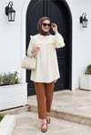 Kalın Kemerli Kumaş Pantalon    -Tarçın-Pantolon-186-055-R45