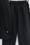 Karpuz Kol Beli Bağcıklı Pantolonlu Lena Takım -Siyah-Takım-442-10085-R01