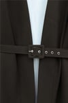 Kemerli Pantolonlu Kimono Takım   -Kahve-Takım-307-0047-R15