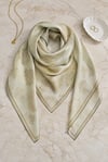 Klasik Damask Desenli Soft Eşarp -Vizon