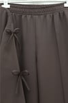 Kolları Fiyonk Detaylı İthal Krep Pantolonlu Takım -K. Kahve-Takım-432-2618-R54