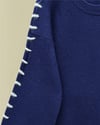 Kolları İpli Çizgili Yumoş Triko Tunik -Laci-Kazak-295-4522-R03