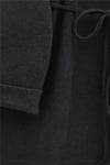 Kolu Katlı Beli Bağlamalı Yırtmaçlı Kaşkorse Tunik-Antrasit-Tunik-253-13113-R64