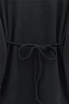 Kolu Katlı Beli Bağlamalı Yırtmaçlı Kaşkorse Tunik-Antrasit-Tunik-253-13113-R64