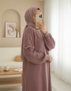 Omuzu Saç Örgülü Salaş Triko Tunik -G.Kurusu-Kazak-295-1281-R27