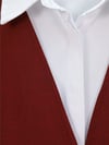 Önden Bağlamalı Pantolonlu Kimono Takım   -Bordo-Takım-223-3000-R04