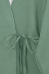 Önden Bağlamalı Pantolonlu Kimono Takım    -Mint-Takım-223-3000-R24