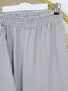 Önden Bağlamalı Pantolonlu Kimono Takım   -Gri-Takım-223-3000-R11