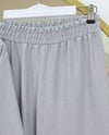 Önden Bağlamalı Pantolonlu Kimono Takım         -Açık Gri-Takım-223-3000-R41