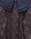 Önlük Yaka Yarım Düğmeli Yırtmaçlı Kapitone Tunik  -Mürdüm-Tunik-307-0042-R09
