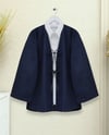Önü Bağcıklı Oval Kesim Kaşe Kimono  -Laci-Kimono&Kaftan-346-3047-R03