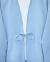 Önü Bağcıklı Poplin Kimono -Bebe Mavi-Kimono&Kaftan-253-13051-R32