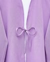 Önü Bağcıklı Poplin Kimono -Lila-Kimono&Kaftan-253-13051-R42