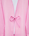 Önü Bağcıklı Poplin Kimono -Pembe-KİMONO&KAFTAN-253-13051-R20
