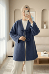 Önü Bağlamalı Sakallı Kimono -Laci-Kimono & Kaftan-398-55003-R03