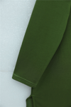 Önü Çiçek Nakışlı Bisiklet Yaka Penye Tunik -Yeşil-Tunik-253-13157-R35
