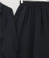 Önü Düğmeli Tek Cepli Gömlek Pantolon Modal Takım  -Siyah-Takım-357-2232-R01