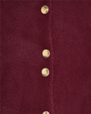Önü Düğmeli Uzun Sakallı Yumoş  Hırka -Bordo-Hırka-280-3265-R04