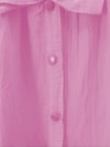 Önü Fiyonk Detaylı Parçalı Gömlek -Pembe-Gömlek-398-1026-R20