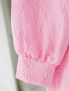 Önü Taşlı Düğme Detaylı Parçalı Arkası Fermuarlı Tunik -Pembe-Tunik-102-2101-R20