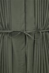 Önü ve Sırtı Pilise Detaylı Gizli Düğmeli Poplin Gömlek -Haki-Tunik-431-261950-R05
