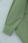 Pelerin Detaylı Düğmeli Oval Kesim Poplin Tunik -Çağla Y.-Tunik-307-0123-R70