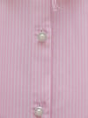 Pelerinli Çizgili Gömlek -Pembe-Gömlek-111-22003-R20