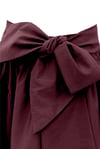 Piliseli Kemerli Paraşüt Etek   -Bordo-Etek-346-3059-R04