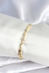 Pirinç Gold Renk Kadın Manifest Bileklik