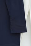 Plastron Detaylı Nakışlı Poplin Gömlek -Laci-Gömlek-349-8050-R03