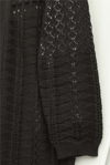 Ponponlu Karışık Desen Araboy Triko Hırka -Kahve-Hırka-109-0980-R15