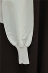 Poplin Kol Detaylı Düğmeli Triko Hırka -Taş-Hırka-364-1085-R43