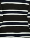 Renkli Çizgili Salaş Triko Tunik  -K. Kahve-Tunik-109-0939-R54