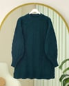 Saç Örgü Desen Yumoş Triko Kazak  -Zümrüt-Kazak-295-4511-R17