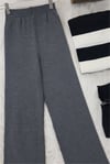 Salaş Triko Pantolon -Füme-Salaş Pantolon-295-2126-R18